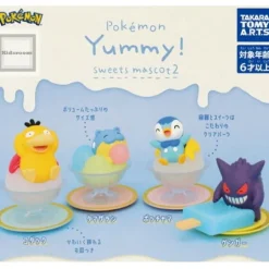 Pokemon Yummy! Sweets mascot2 KODAK Tamarasi Pochama gengar Set of 4 Capsule Toy