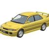 RakuPla Snap Car CE9A Lancer GSR Evolution III 1995 Dandelion Yellow Model Kit
