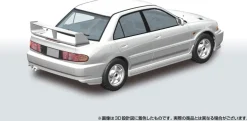 RakuPla Snap Car No.04-SW Lancer GSR Evolution III 1995 Scotia White Model Kit