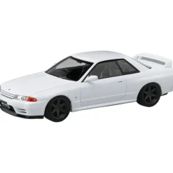 RakuPla Snap Kit No.14CU-CW Nissan R32 Skyline GT-R Crystal White Model Kit