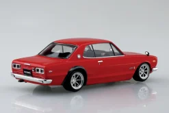 RakuPla Snap Kit No.16CU-RD Nissan C10 Skyline 2000GT-R Red Model Kit JAPAN