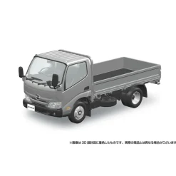 RakuPla Snap Kit No.23-SR Hino Dutro Flat Body Silver 1/32 Model Kit JAPAN