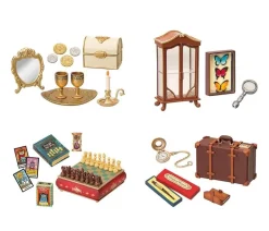 Re-Ment Miniature Black Cat Antique Shop Full Set of 8 JAPAN OFFICIAL