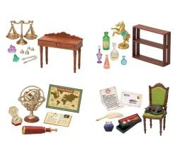 Re-Ment Miniature Black Cat Antique Shop Full Set of 8 JAPAN OFFICIAL