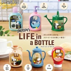 Re-Ment Peanuts Snoopy's LIFE in a BOTTLE Full Set of 6 Figure JAPAN OFFICIAL