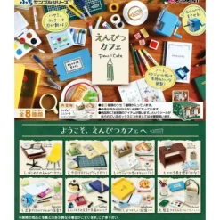Re-Ment Petit sample Pencil Cafe 1BOX 8 Pack Full Set Figure JAPAN OFFICIAL