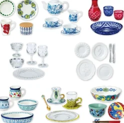 Re-Ment Petit Sample Series Dream Tableware Collection Full Set of 8 Figure