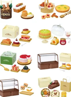 Re-Ment Petit Sample Series Forest Cake Shop Full Set 8 BOX Figure JAPAN
