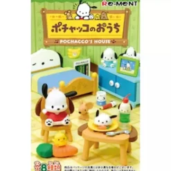 Re-Ment Sanrio Characters Pochacco's House Full Set of 8 Figure JAPAN OFFICIAL