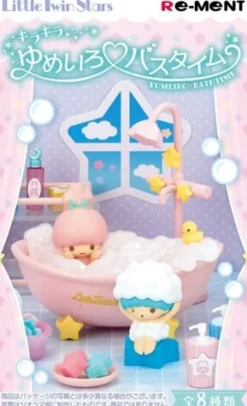 Re-Ment Sanrio LittleTwin Stars Yumeiro Bath Time Full Set 8 BOX Figure JAPAN