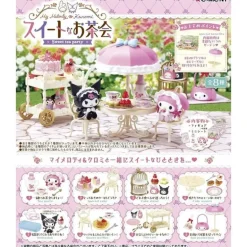 Re-Ment Sanrio My Melody Kuromi Sweet Tea Party Full Set 8 BOX Figure JAPAN