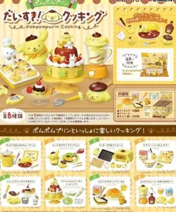Re-Ment Sanrio Pompompurin I love cooking! Complete Set of 8 BOX Figure JAPAN