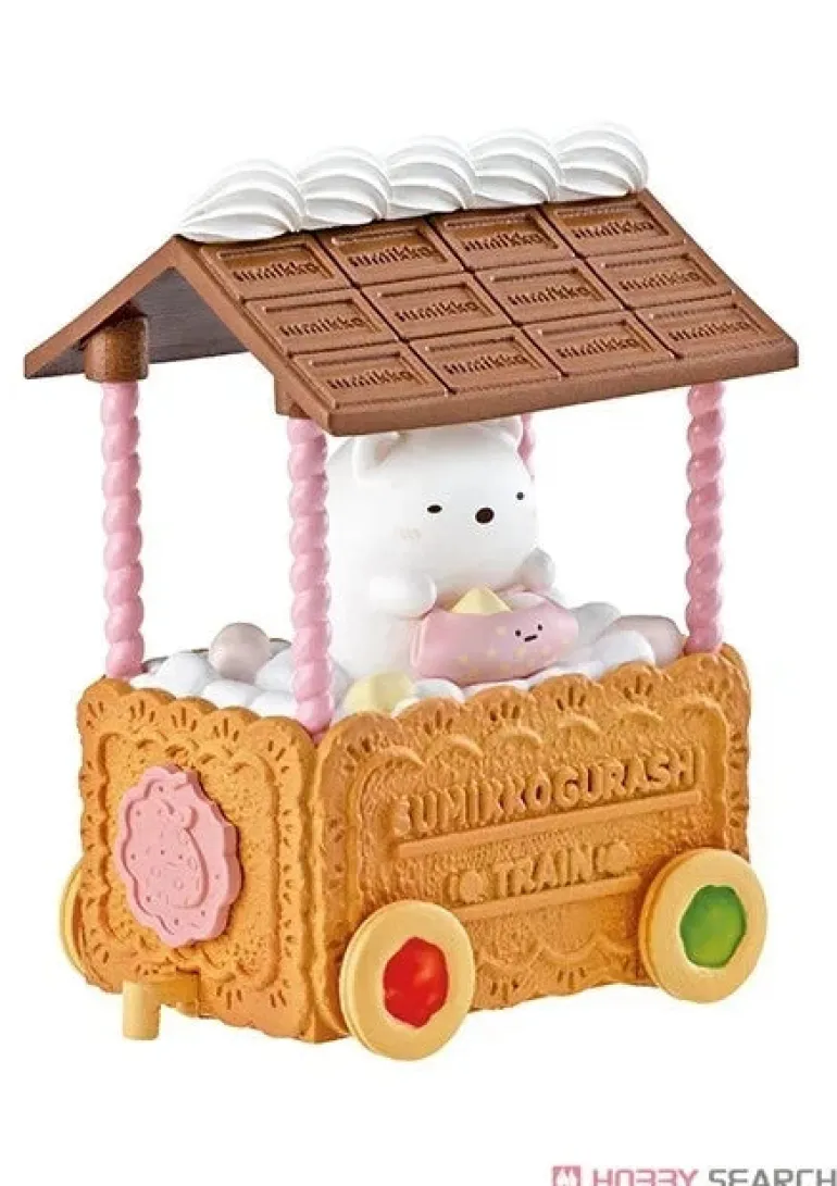 Re-Ment Sumikko Gurashi Mogu Mogu Sweets Train Full Set 6 BOX Figure JAPAN