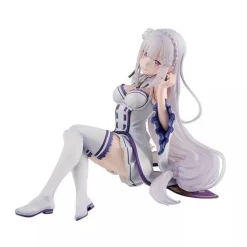 Re:ZERO Starting Life in Another World Emilia Palm size Figure JAPAN OFFICIAL