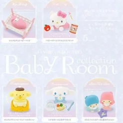 Sanrio Characters Baby Room Collection Complete Set Figure Capsule Toy