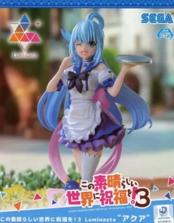 SEGA Luminasta KonoSuba 3 Aqua Figure JAPAN OFFICIAL