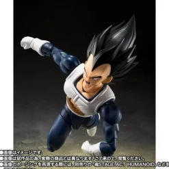 S.H.Figuarts Dragon Ball Z Vegeta Older Style Battle Clothes Action Figure JAPAN