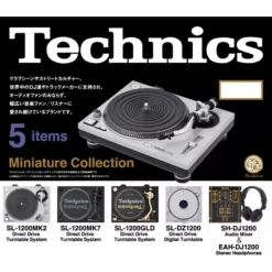 Technics Miniature Collection Complete Set Figure Capsule Toy JAPAN OFFICIAL