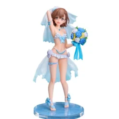 Toaru Kagaku no Railgun T Mikoto Misaka Wedding Swimsuit Ver. 1/7 Figure JAPAN