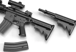 Tomytec LittleArmory LA050 M4A1 Type 2.0 1/12 Model Kit JAPAN OFFICIAL