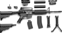 Tomytec LittleArmory LA050 M4A1 Type 2.0 1/12 Model Kit JAPAN OFFICIAL