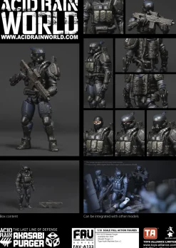 TOYS ALLIANCE Acid Rain FAV-A133 Akasabi Purger 1/18 Action Figure JAPAN