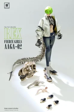 Underverse Beautiful Chemistry BONEGIRL AAGA-02 GUNNER REX 1/6 Action Figure