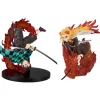 VIBRATION STARS PLUS Demon Slayer Tanjiro Kamado Kyojuro Rengoku Figure Set of 2