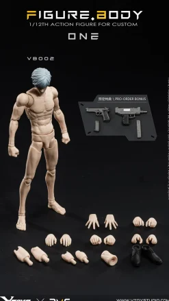 VTOYS x BMS Posable Figure Body ONE VB002 White Skin 1/12 Action Figure JAPAN