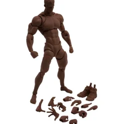 WIND TOYS Super Posable Figure Male Body Black 1/12 Action Figure JAPAN OFFICIAL