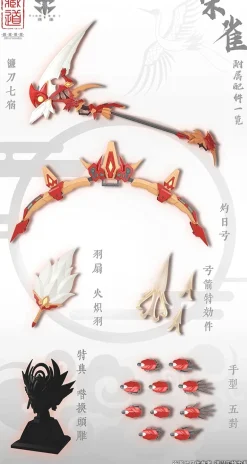 ZEN Of Collectible CD-03 Four Holy Beasts Vermilion Bird Alloy Action Figure